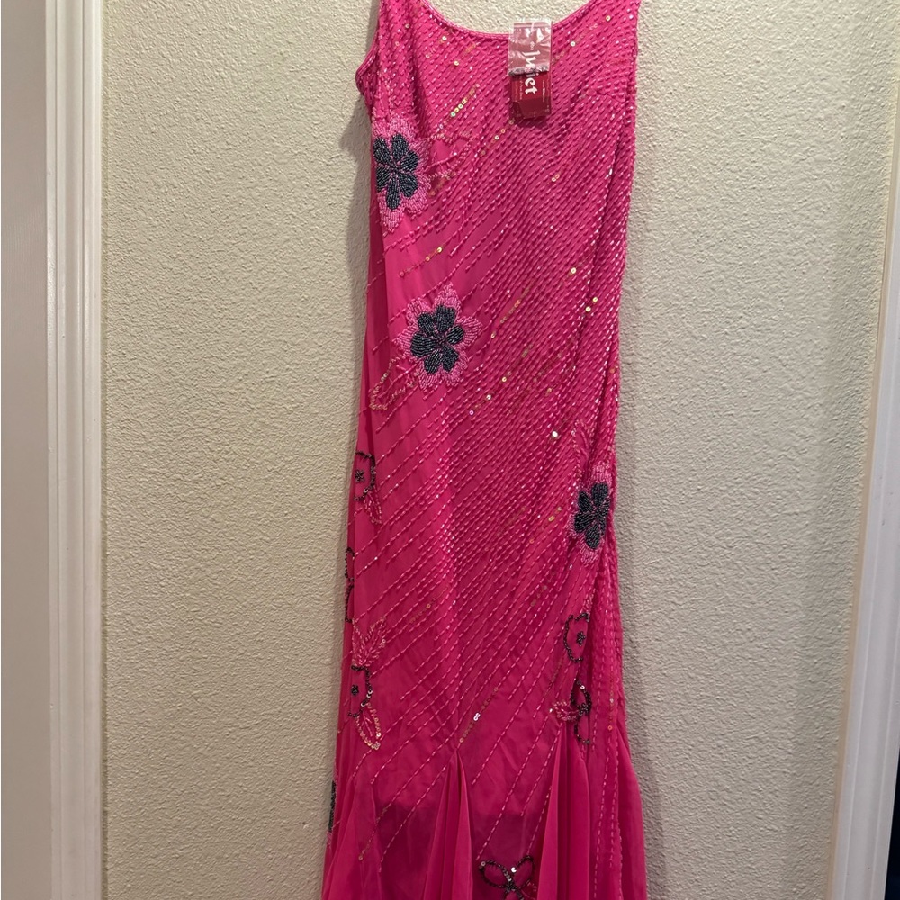 Juliet Fashion Milex Group Pink Beaded Dress